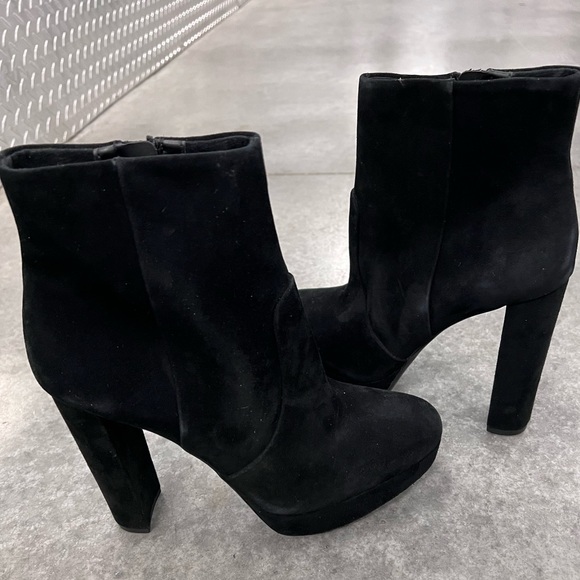 NWOB $99 Gianni Bini Kianne Suede Platform Boot 9.5 - Picture 3 of 7